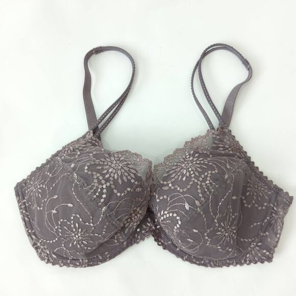 Marie Jo Women's Lace Floral Embroidered Underwire Bra Foam Cup 34D Luxury UK - Picture 1 of 6